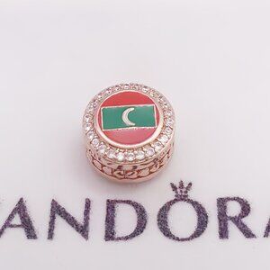 Pandora Maldives Flag pendant Rose Gold-Plated
